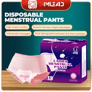 Kimlead popok wanita pakai dewasa, popok perempuan periode menstruasi bantalan serbet wanita celana sanitasi