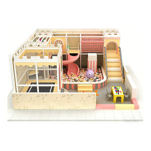 Système de jeux souple sur le thème de la crème, personnalisable, pour <span class=keywords><strong>parc</strong></span> d'attractions intérieur, piscine à balles pour entreprises familiales, capacité 50-200 enfants - Product Image 1