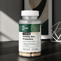 Capsules de probiotiques de haute qualité, personnalisables, 30 pièces, formule sûre pour les adultes, applications d'apport nutritionnel quotidien