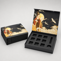 Boîte rigide pliable personnalisée avec impression UV et insert en carton pour l'emballage de cadeaux de thé, fabricant et usine