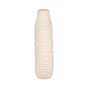 Vaso in Ceramica a Forma di Anello Aperto con Texture Radiante, Decorazione Scultorea per Casa, Vaso per Fiori da Soggiorno - Product Image 4