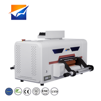 ZYJJ Nueva Impresora UV Automática XP600 DTF, Máquina de Impresión de Adhesivos en Rollo para Ropa con 1 Año de Garantía