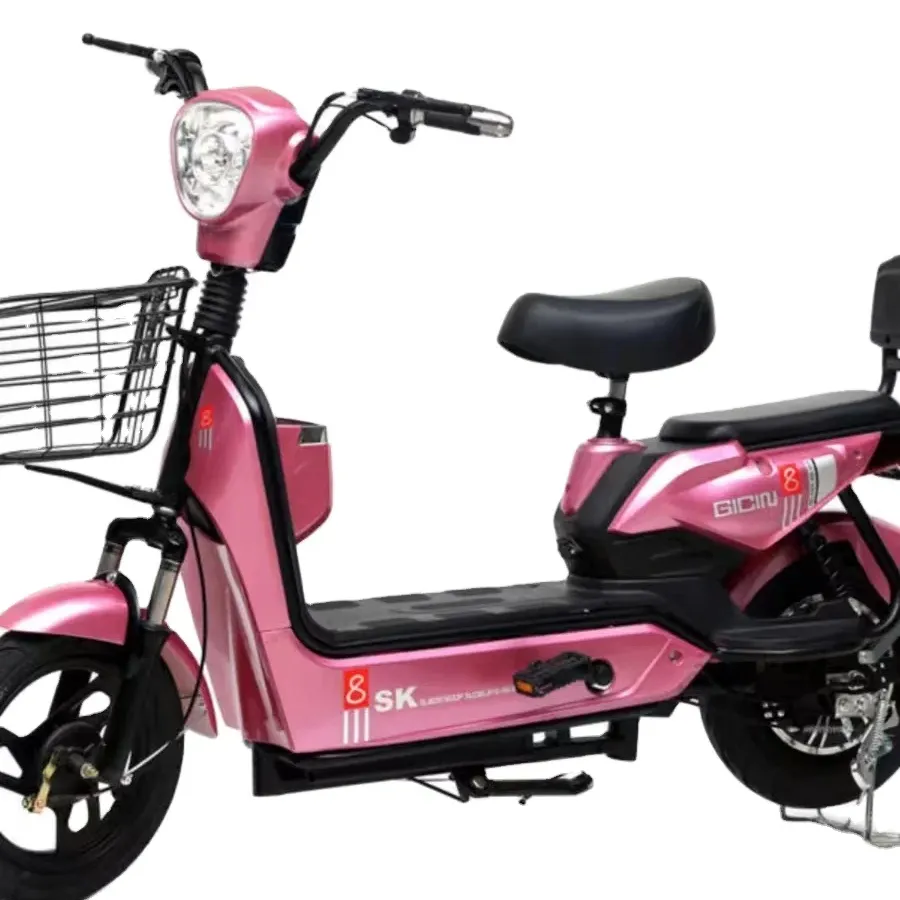 2 tekerlek ucuz yeni 350w 48v elektrikli moped bisiklet pedallar ile electrica ebike scooter elektrikli bisiklet bisiklet