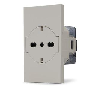 Prise murale ZEN Line 2P+T 16A Schuko couleur sable - Product Image 1