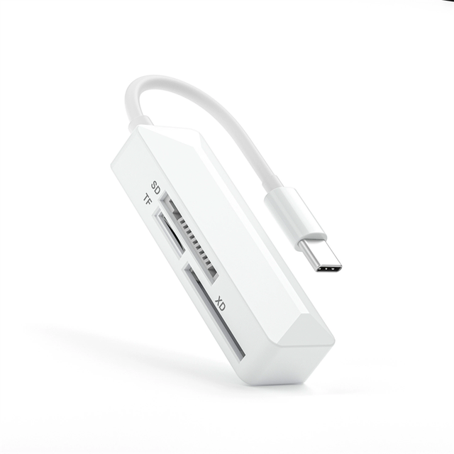 3 in 1 Card Reader Universal XD TFSD Card Reader USB C High Speed Memory Card Reader Converter for Mobile Phones Laptop