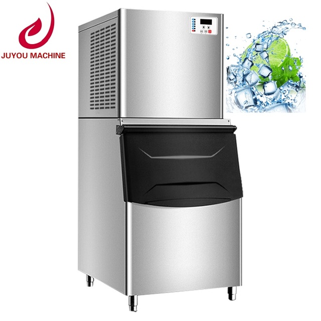 High Capacity Ice Making Machine Ice Makre Cube Ice Maker Machine150/300/ 500kg Suitable for Cold Drink Shops