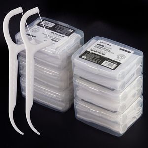 Grosir 200 PCS Tusuk Gigi Benang Gigi Bahan PE Putih Sekali Pakai Isi Ulang Cepat Mudah Digunakan Alat Pembersih Gigi - Product Image 5