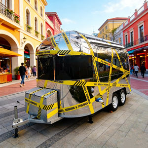 Carrito de Comida Móvil de Metal Resistente, Grado Comercial, Directo de Fábrica, para Mercado Nocturno, Puesto Callejero, Negocio de Catering y Venta Ambulante - Product Image 1