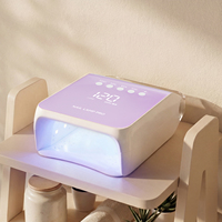 Lampe à ongles UV LED automatique rechargeable de haute qualité avec logo personnalisable, lampe à gel à séchage rapide haute puissance