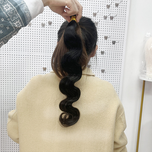 Bán buôn Trinh Brazil tóc con người bó với tự nhiên sóng phong cách cơ thể sóng và chồn đóng cửa cơ thể sóng bó đóng cửa - Product Image 4