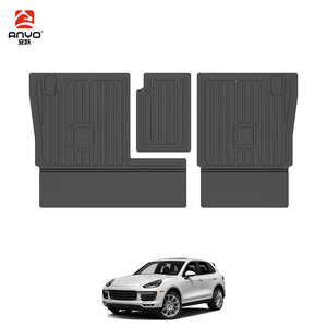 Juego Completo de Alfombrillas de Lujo Personalizadas para el Respaldo del Asiento y el Suelo del Coche, Alfombrilla para Maletero y Protector de Carga para Porsche Cayenne 958 2011-2018 - Product Image 3