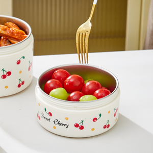 Lonchera de Acero Inoxidable 304 de Fabricación <span class=keywords><strong>China</strong></span>, Juego de Recipientes para Almacenar Frutas, Lonchera con <span class=keywords><strong>Bolsa</strong></span> - Product Image 1