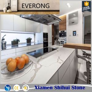 Good Price White Rice <strong>Quartz</strong> <strong>Countertop</strong> with Grey <strong>Veins</strong> - Product Image 3