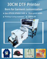 Printer Transfer Panas DTF A3 Otomatis Penuh I1600 XP600 Kompatibel Tinta Pigment, Promo Terbaru