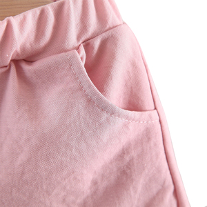 Venta al por mayor calidad verano impresión conjuntos ropa niñas camisa pantalones cortos conjuntos ropa para ropa niños - Product Image 3