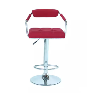 <strong>Replacement</strong> Modern PU Leather Red Swivel <strong>Bar</strong> <strong>Stool</strong> <strong>Seats</strong> with <strong>Seat</strong> Back for Home <strong>Bar</strong> and Mall Use - Product Image 4
