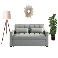 Sofá de Dos Plazas en Forma de L, Moderno y Ecológico, de 81.8 Pulgadas, con Tapicería Cómoda, Estructura de Hierro y Madera Resistente, para Sala de Estar o Apartamento