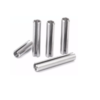 Pin Cotter Silinder Elastis Tipe Pegas Berlubang dari Baja Tahan Karat 304 OEM Kustom