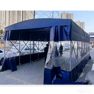 Push-pull sunshade <b>canopy</b> foldable mobile shelter waterproof and UV-resistant cargo cover warehouses, garages, and parking shed - Product Image 6