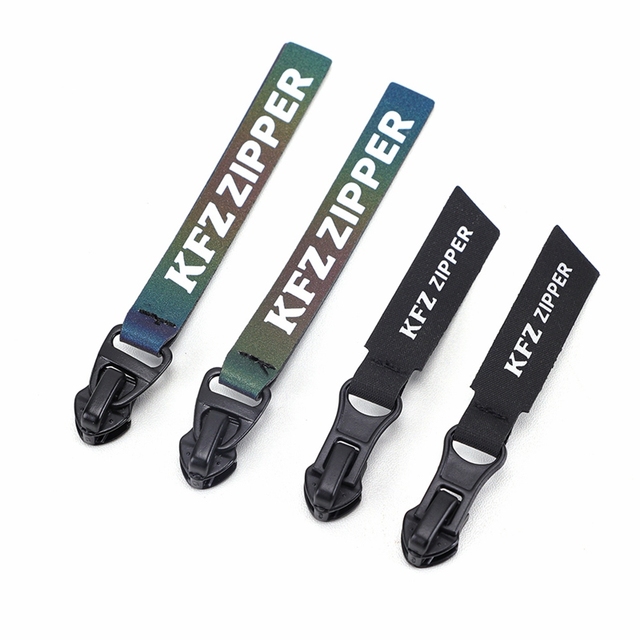 Wholesale Luxury Fashion Custom Letter Design Auto Lock Open/Close/Two Way End Zinc Alloy Zipper Puller Slider