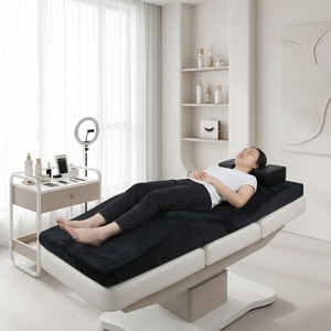 Topper Materasso <span class=keywords><strong>in</strong></span> Memory Foam Ondulato per Lettino Ciglia, Cuscinetto Massaggiante Personalizzato <span class=keywords><strong>in</strong></span> <span class=keywords><strong>Spugna</strong></span> per Salone di Bellezza, Tatuaggi, Spa, Estetista - Product Image 2