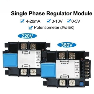 Regulador de Voltaje de Estado Sólido AC 10A 25A 40A, 4-20mA 0-10V 0-5V, SSR Monofásico 220V/380VAC, Controlador de Potencia con Tiristor - Product Image 2