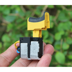 สวิตช์สว่านไร้สายแบตเตอรี่ลิเธียม 9.6-20V DC มอเตอร์แบบแปรงถ่าน ปรับความเร็วได้ 12A สว่านแบบปืนพร้อมสวิตช์ - Product Image 2