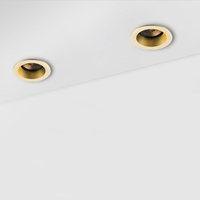 Plafonnier LED moderne haut de gamme avec anti-éblouissement maison laveuse murale salon étroit trou latéral projecteur corps de lampe en aluminium