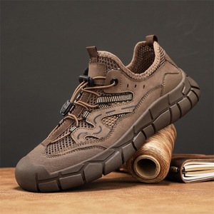 Chaussures décontractées respirantes en maille grande taille pour sports de plein air et randonnée – Idéales pour la marche et le style - Product Image 5