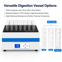 Instrument de digestion du graphite WEIAI 300 ℃   Système de digestion pour l'analyse des eaux usées, des boues et de l'eau potable en milieu minier, à 64 points de prélèvement