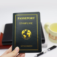 Passeport personnalisé avec estampage à chaud doré, reliure parfaite, pour les fans, les anniversaires d'animaux de compagnie, les voyages et les accessoires de cinéma