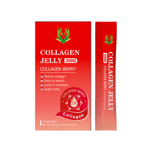 Formule de soin de la peau en gelée de collagène OEM ODM à marque privée avec collagène marin, facilement absorbable, aide à retenir l'humidité, en sticks. - Product Image 1