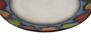 Assiette Ronde Artistique en Porcelaine Glaçurée Colorée pour Salade de Fruits, Compatible <span class=keywords><strong>Micro</strong></span>-<span class=keywords><strong>ondes</strong></span>, Vaisselle pour la Maison et la Restauration, Personnalisable OEM - Product Image 5