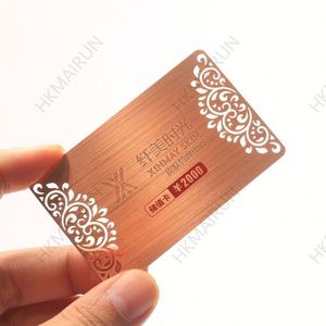 Carte de visite professionnelle en métal vert miroir doré, résistante aux intempéries, à prix abordable - Product Image 5