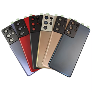Verre arrière durable pour Samsung Galaxy S21, assemblage du boîtier arrière, anti-traces de doigts, pièces de rechange pour la porte de la batterie, téléphone portable - Product Image 2