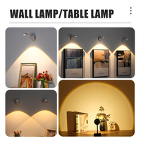Lampe LED Dailu d'intérieur rechargeable avec détecteur de mouvement et télécommande, veilleuse