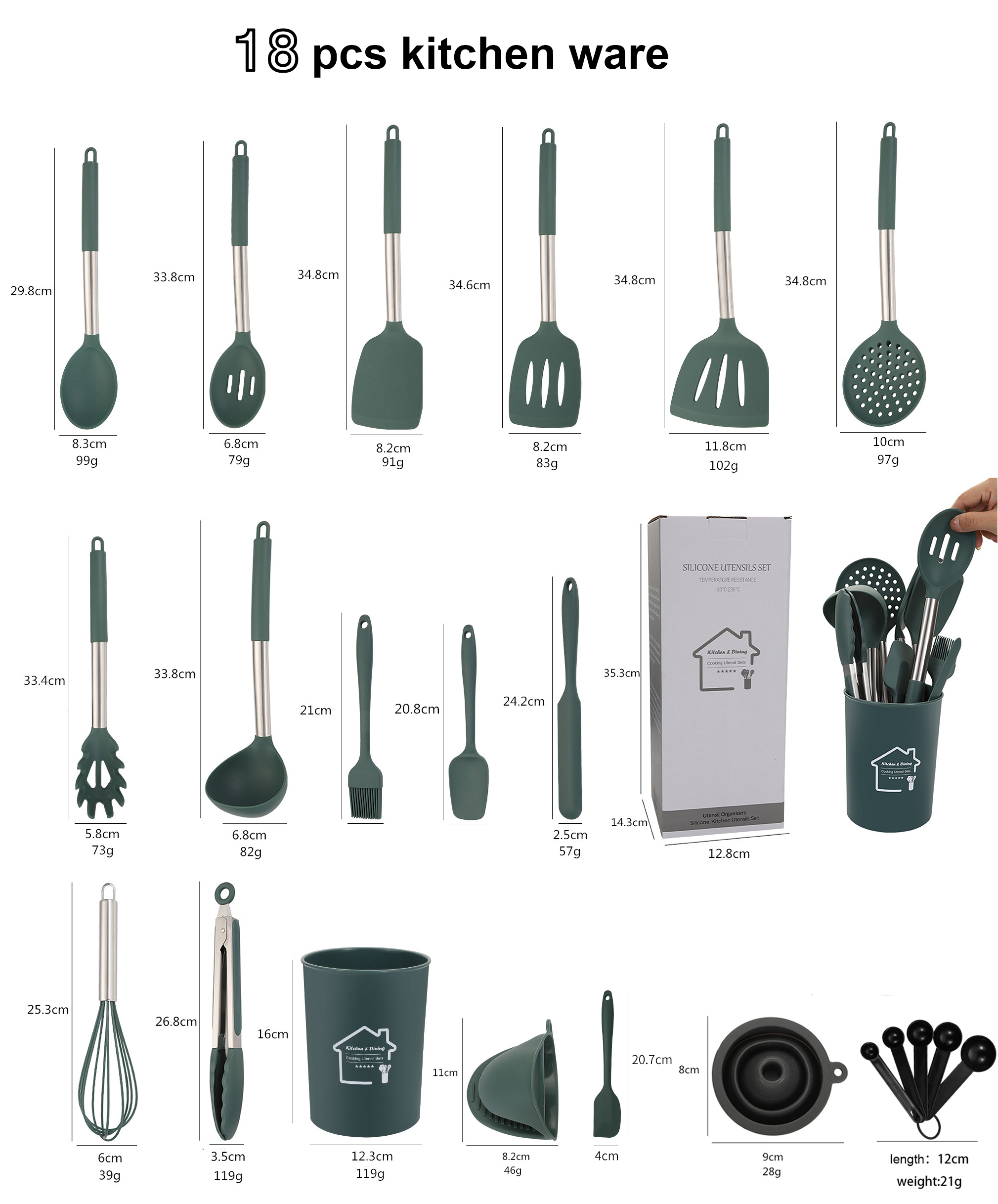 Оптовая продажа, уникальные миниатюрные кухонные принадлежности, деревянная ложка, лопатка, посуда и набор гаджетов в Иу