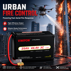 Vente directe d'usine, batterie de drone de lutte contre les incendies, batterie Lipo pour drone, 25Ah 12s 44.4v 3C, usine d'origine pour drone hexacoptère - Product Image 2