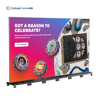 Écran publicitaire numérique pliable Canbest CJ Next V3 LED P1.2 P1.5 P1.8 P2.5 pour salons professionnels et expositions