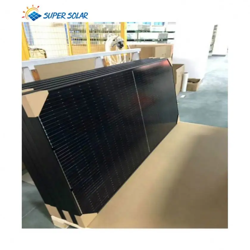Прямая продажа с завода, оптовая продажа дистрибьюторов всех черных солнечных панелей премиум-класса
