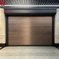 Porte de garage moderne Bolang à motif personnalisé, porte enroulable insonorisée antivol, fabrication CE, ODM, OEM, vente en gros, porte enroulable de luxe