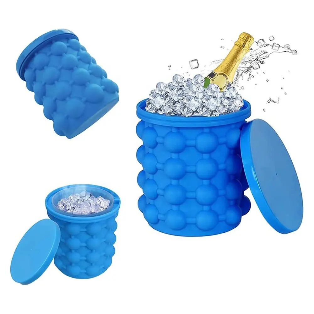 食品グレードメーカーアイスカップスクイーズ冷凍カップイージーリリースシリコンアイスメーカーカップ