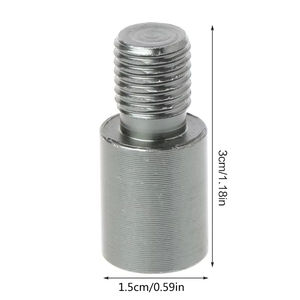 Filet d'atterrissage de pêche poignée connecteur filetage adaptateur 10mm à 8mm 8mm à 10mm nouveau - Product Image 6