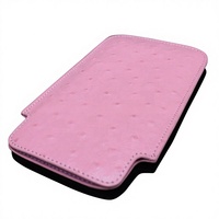 Étui de luxe en cuir véritable pleine fleur, imperméable et anti-rayures pour 6/6s/7/8 4,5 pouces, logo personnalisé du fabricant