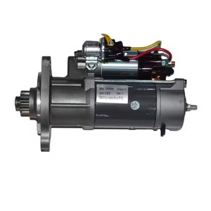 Baru <span class=keywords><strong>Hino</strong></span> P11C <span class=keywords><strong>Starter</strong></span> <span class=keywords><strong>Motor</strong></span> QDJ2800NP rakitan untuk <span class=keywords><strong>Hino</strong></span> 700 Mobil & truk pemula 28100-E0333 - Product Image 1