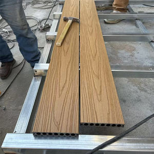 <span class=keywords><strong>2020</strong></span> nuevo estilo mejor Material cubierta compuesta terraza cubierta 3D grano de madera Wpc cubierta - Product Image 1