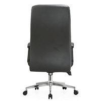 Chaise de bureau de direction à dossier haut en cuir avec appui-tête réglable pour mobilier de bureau commercial