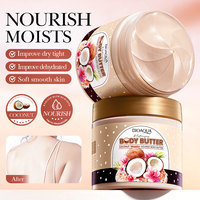 BIOAQUA Beurre corporel à la fraise, à la noix de coco, au chocolat et à la vanille, lisse, délicat, hydratant, améliore la peau sèche du corps, produits de soin de la peau