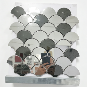 Lámina de Mosaico Metálico Hexagonal Negro de Acero Inoxidable, Anticorrosión, Plateado y Dorado, para Paredes de Hoteles, Baños y Fondos de <span class=keywords><strong>TV</strong></span> - Product Image 5