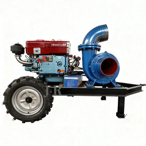 Santrifüjlü Yüksek Basınçlı Büyük Debili 4 İnç 6 İnç 8 İnç 400m3/Saat Çiftlik Sulama Su Pompası Setleri Dizel Motorlu - Product Image 3